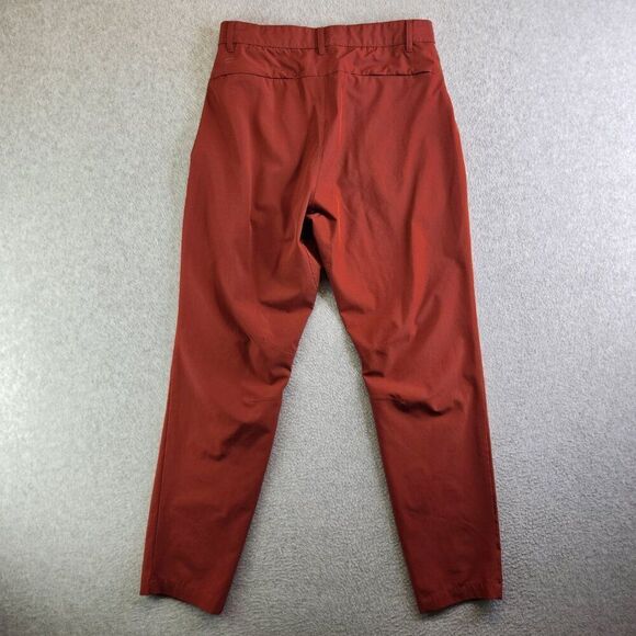Fabletics Pants Mens 29x32 Red The Only Classic Performance Travel Office Golf - Picture 14 of 15